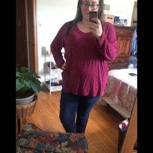 Long Sleeve V-Neck Cozy Top